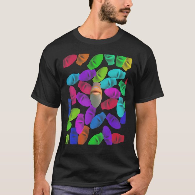 Minne för uppfödning av fisk t shirt (Framsida)