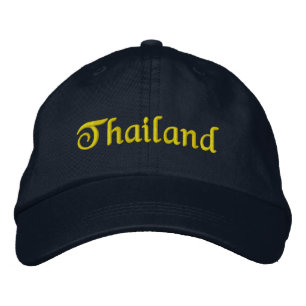 Minne från semester i Thailand Broderad Keps