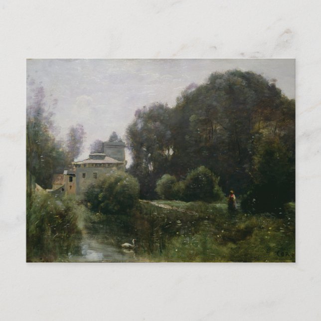Minne från Villa Borghese, 1855 Vykort (Framsida)