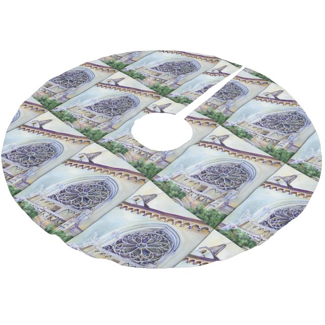 Minne i Budapest Julgransmatta Borstad Polyester (Vinklad)