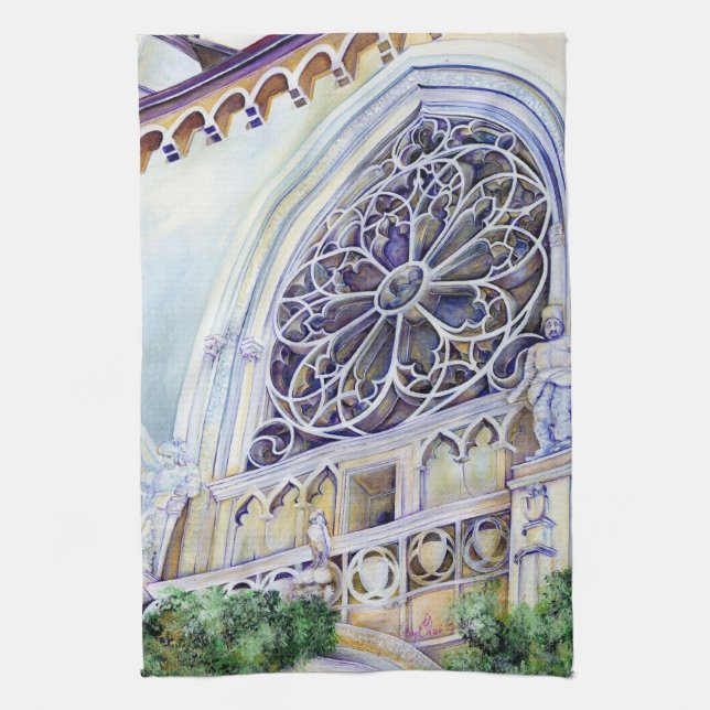 Minne i Budapest Kökshandduk (Vertikal)