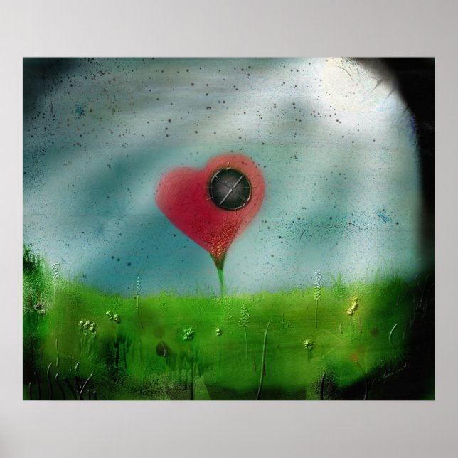 Minne i det lappade hjärtat poster (Framsidan)