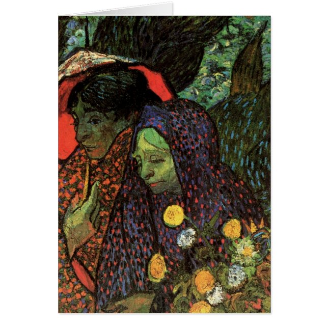 Minne i Garden at Etten av Vincent van Gogh Hälsningskort (Framsidan)