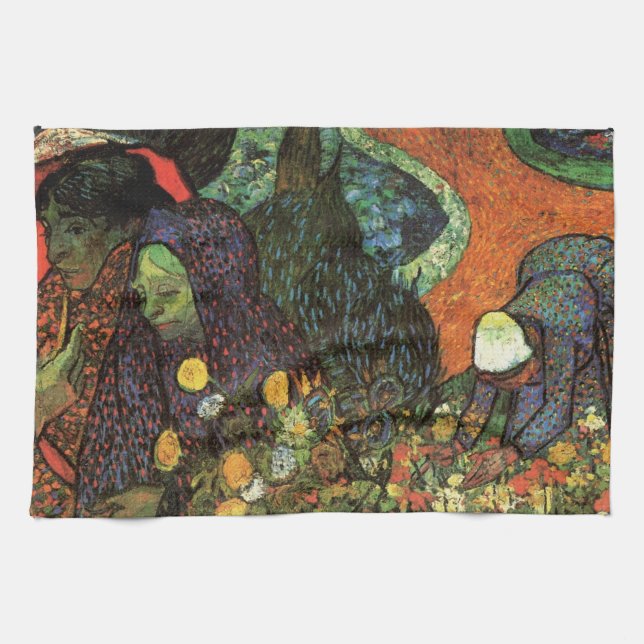 Minne i Garden at Etten av Vincent van Gogh Kökshandduk (Horisontell)