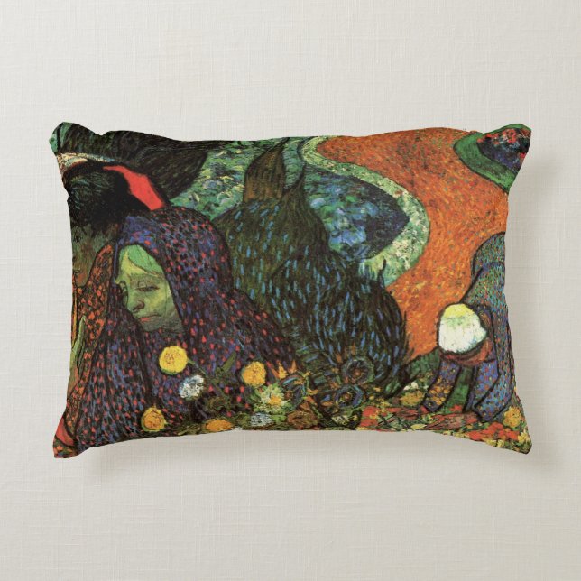 Minne i Garden at Etten av Vincent van Gogh Prydnadskudde (Framsidan)