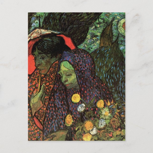 Minne i Garden at Etten av Vincent van Gogh Vykort (Framsida)