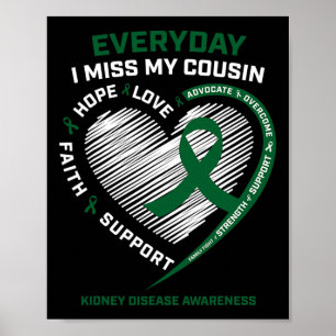 Minne Miss My Cousin Kidney Disease Awareness Gif Poster