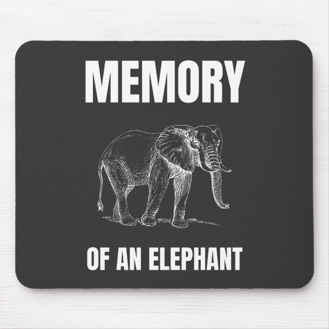 Minne på en elefant musmatta (Framsidan)
