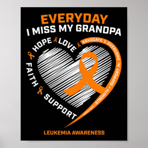 Minne på min morfar- minne Leukemia Awarenes Poster