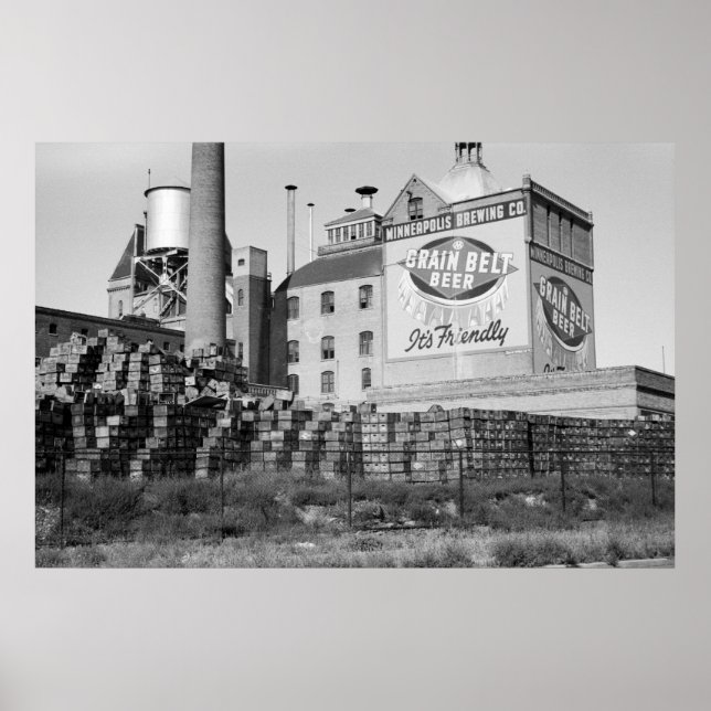 Minneapolis Brewery, 1930-talet Poster (Framsidan)