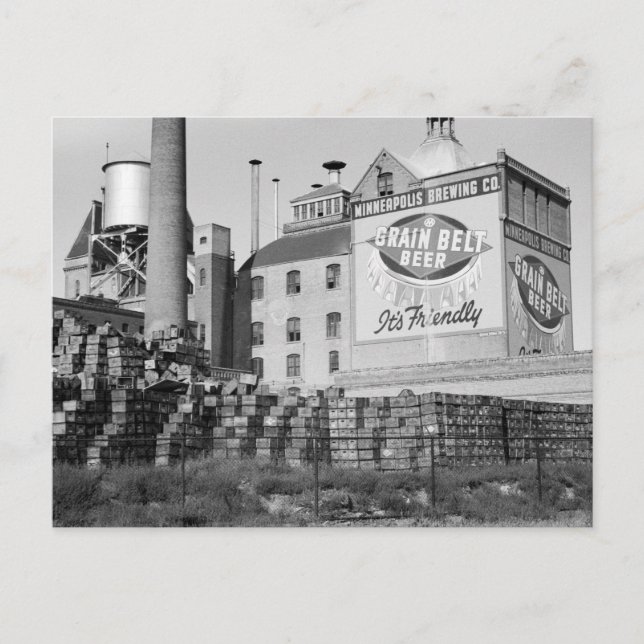 Minneapolis Brewery, 1930-talet Vykort (Framsida)