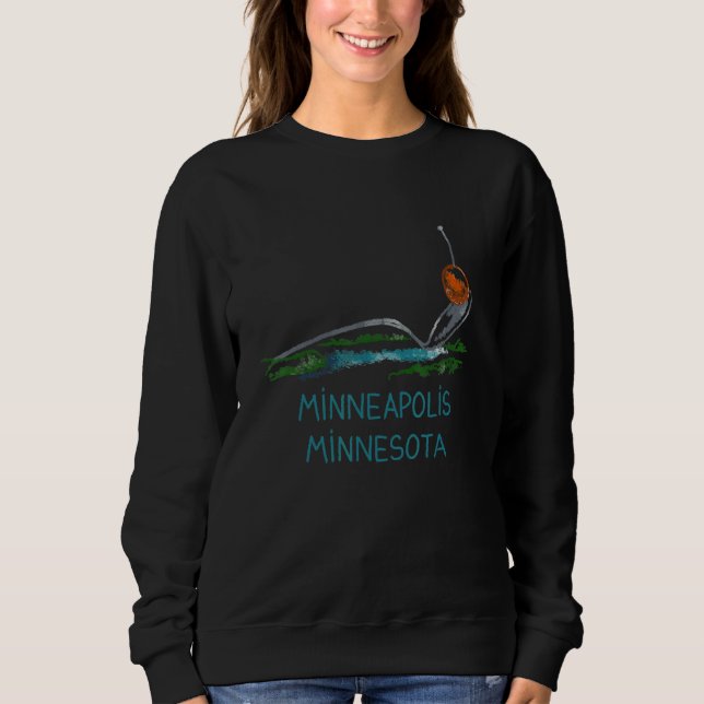 Minneapolis City Minnesota souvenir  for men women T Shirt (Framsida)