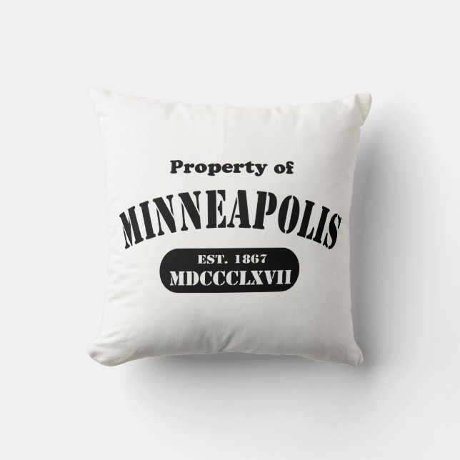 Minneapolis Dekorativ kudde - Anpassad (Framsida)