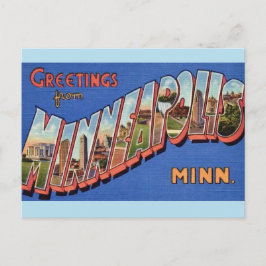 Minneapolis Hälsningskort Vykort