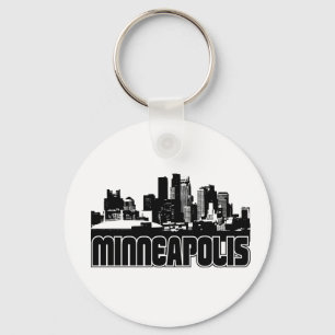 Minneapolis horisont nyckelring