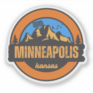 Minneapolis, Kansas Klistermärken