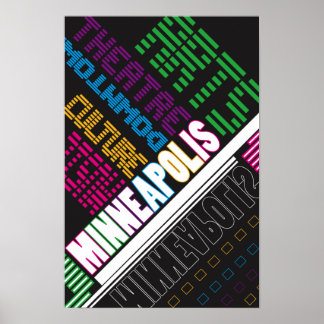 MINNEAPOLIS KÄRLEK POSTER