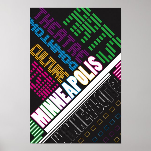 MINNEAPOLIS KÄRLEK POSTER (Framsidan)
