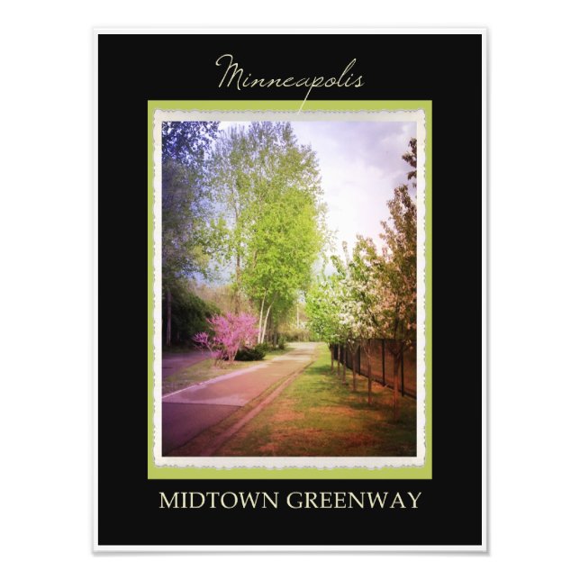 Minneapolis Midtown Greenway Fototryck (Framsidan)
