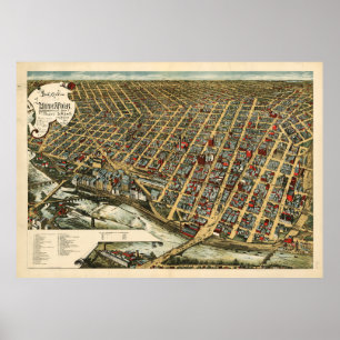 Minneapolis, Minnesota (1891) Poster