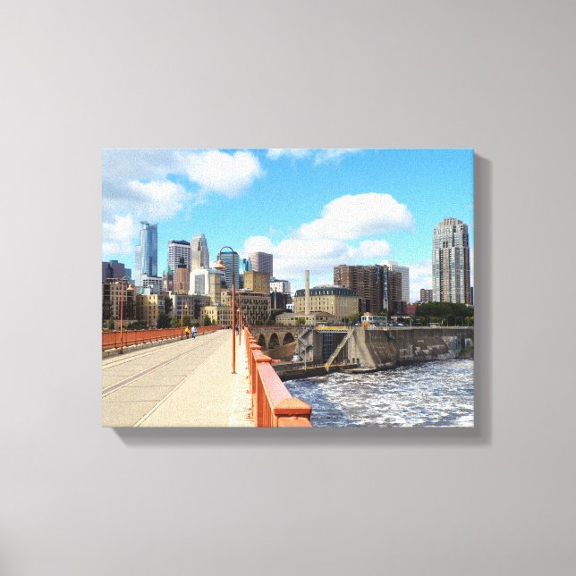Minneapolis Minnesota Canvastryck (Framsida)