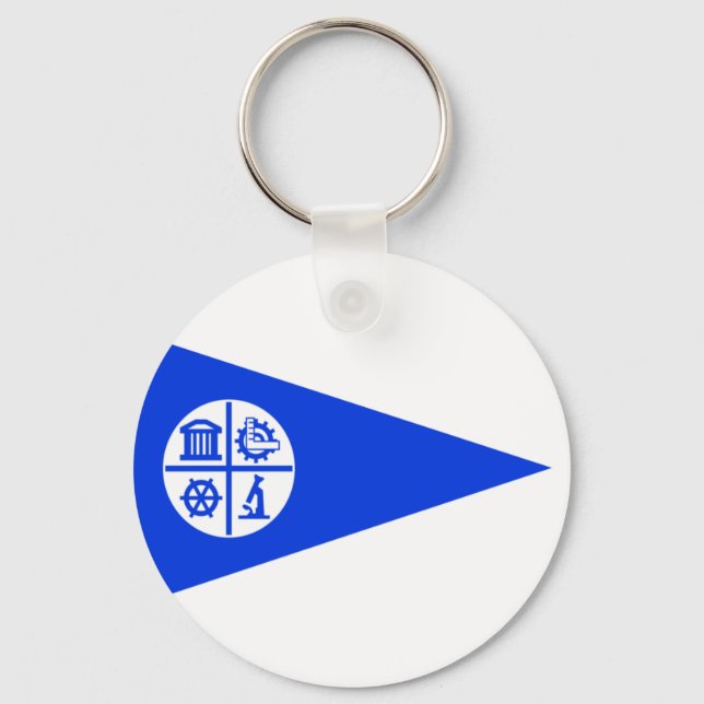Minneapolis (Minnesota City flagga Keychain) Nyckelring (Framsida)
