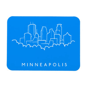 Minneapolis Minnesota horisont Magnet