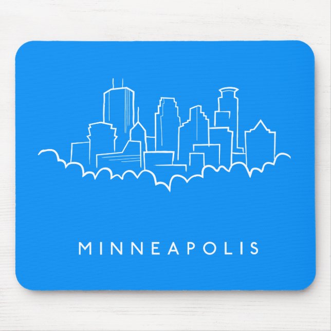 Minneapolis Minnesota horisont Musmatta (Framsidan)