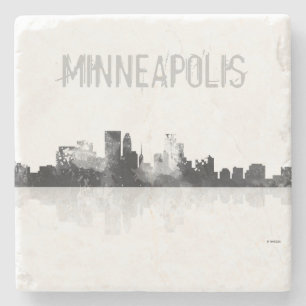 MINNEAPOLIS MINNESOTA HORISONT UNDERLÄGG STEN