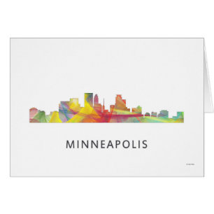 MINNEAPOLIS MINNESOTA HORISONT WB1 - HÄLSNINGSKORT