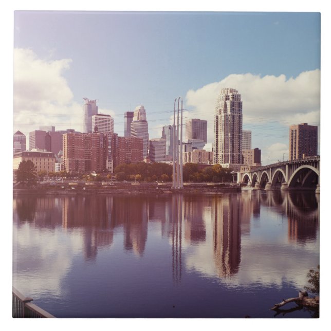 Minneapolis Minnesota Kakelplatta (Framsidan)