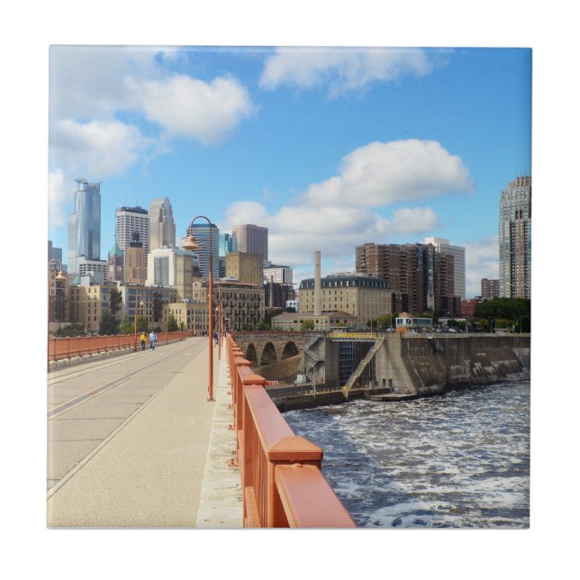 Minneapolis Minnesota Kakelplatta (Framsidan)