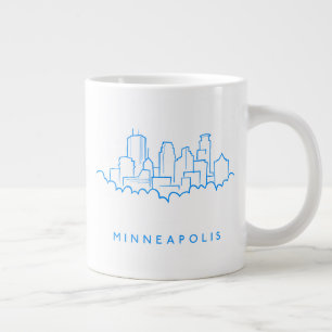 Minneapolis, Minnesota Skyline Jumbo Mugg