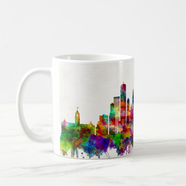 Minneapolis Minnesota Skyline Kaffemugg (Vänster)