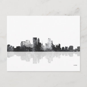 MINNEAPOLIS, MINNESOTA SKYLINE VYKORT
