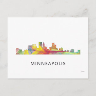 MINNEAPOLIS, MINNESOTA SKYLINE WB1 - VYKORT