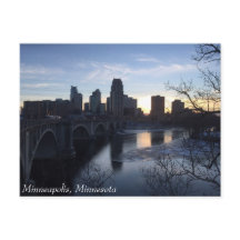 Minneapolis, Minnesota-vykort
