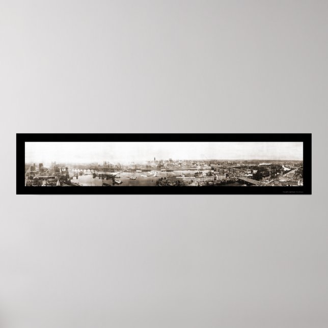 Minneapolis, MN Photo 1915 Poster (Framsidan)