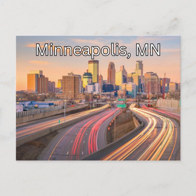 Minneapolis, MN Postcard Souvenir Vykort (Framsida)
