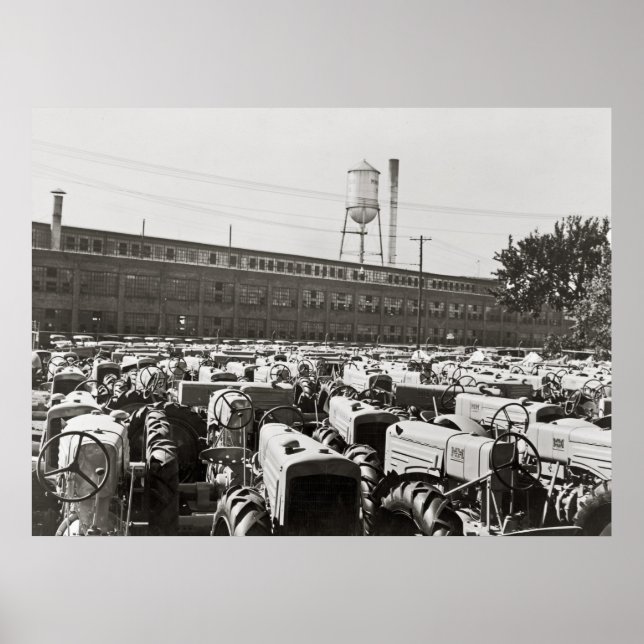 Minneapolis-Moline Tractor: 1939 Poster (Framsidan)