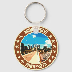 Minneapolis Nyckelring