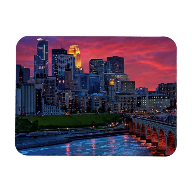 Minneapolis Öga Magnet (Horisontell)