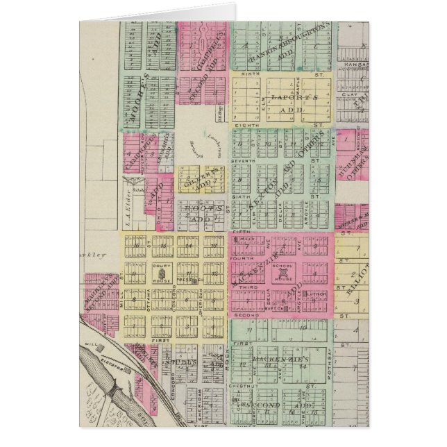 Minneapolis, Ottawa County Hälsningskort (Framsidan)