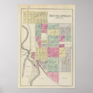 Minneapolis Ottawa County, Kansas Poster