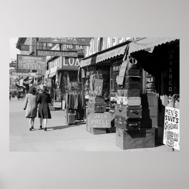 Minneapolis Pawn Shops, 1939 Poster (Framsidan)