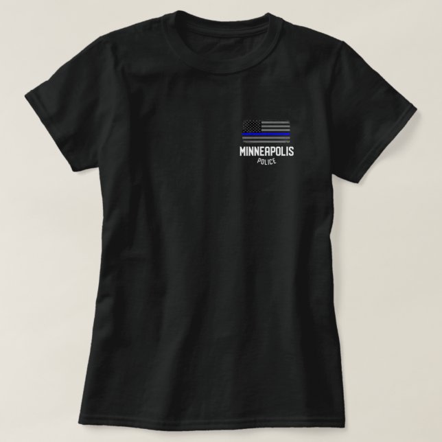 Minneapolis Polischef Minnesota Policeman Dut T Shirt (Design framsida)