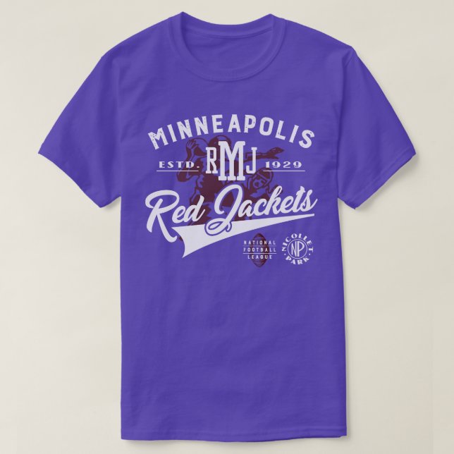 Minneapolis Red Jacka T Shirt (Design framsida)