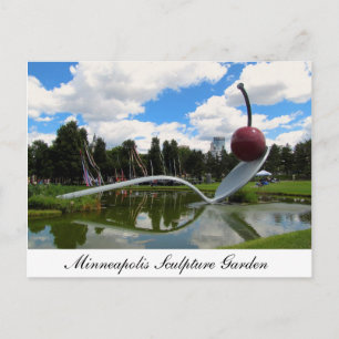 Minneapolis Sculpture Garden Postcard Vykort