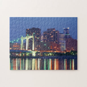 Minneapolis Skyline Jigszons Puzzes Pussel