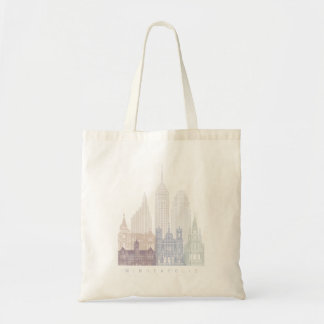 MINNEAPOLIS SKYLINE POSTER PASTEL TYGKASSE